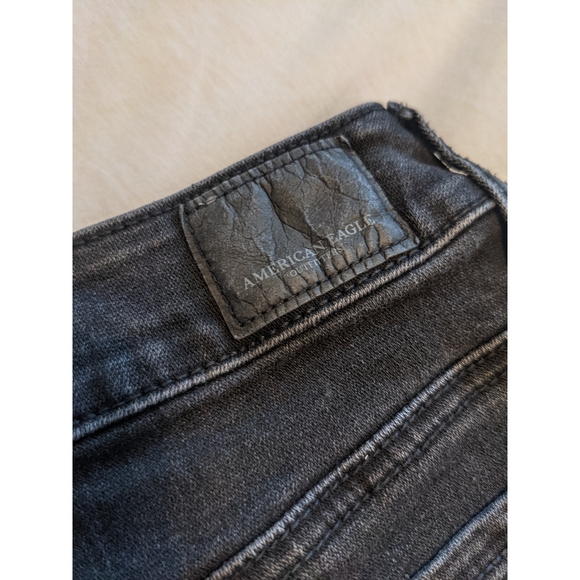 3/$20! AE Super Super Stretch Denim Lace Shorts - Picture 7 of 14